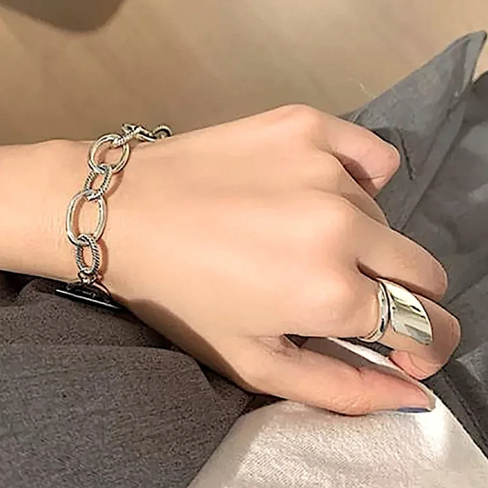 Sterling Silver Minimalist Two Piece Ring Set